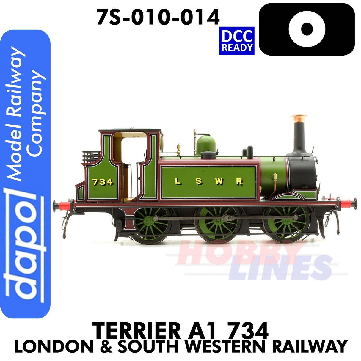 Terrier A1 734 London & South Western Railway - DCC Ready | Dapol | 7S-010-014