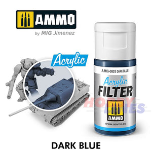 Ammo ACRYLIC FILTER 15ml Full Range of 30 Filter Colours Mig Jimenez