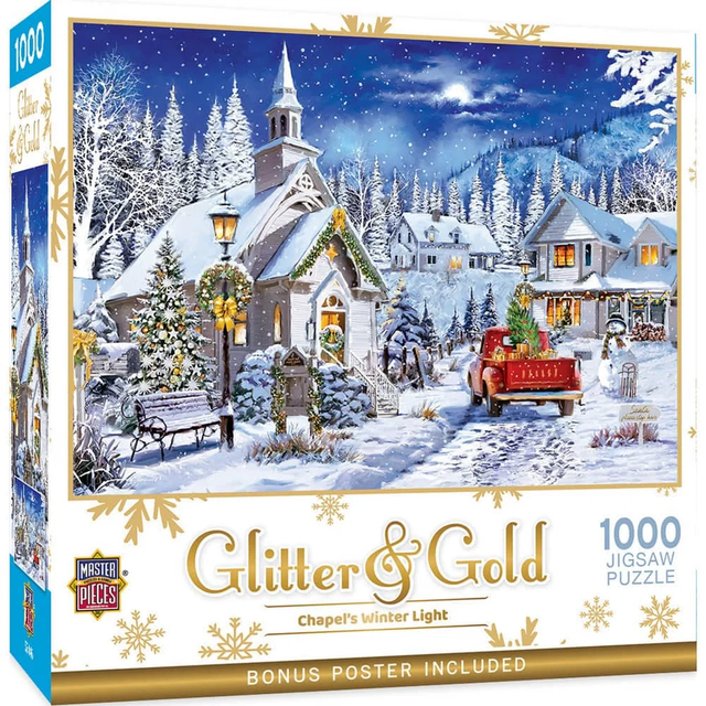 Chapel's Winter Light - 1000pc Puzzle | MasterPieces | MSP-72578