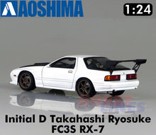 Load image into Gallery viewer, MAZDA RX-7 FD3S RYOSUKE TAKAHASHI &quot;Initial D&quot; HAKONE BATTLE 1:24 Aoshima 01156
