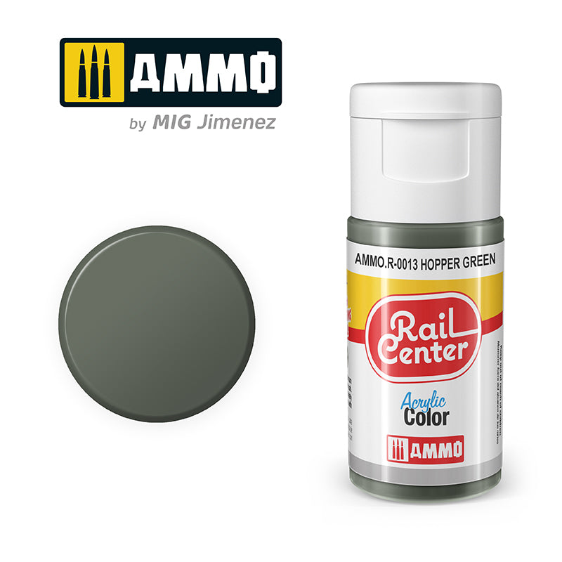 Rail Center - Hopper Green - 15ml | Ammo by Mig Jimenez | MIGR0013