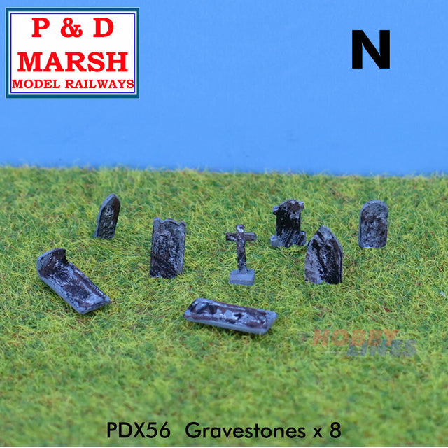 Gravestones x 8 | P&D Marsh | X56