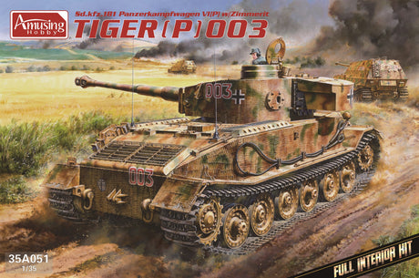 Tiger (P) 003 Panzerbefehlswagen Amusing Hobby 35A051