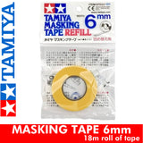 Tamiya MASKING TAPE & DISPENSER modellers range 6 / 10 / 12mm 18m roll 