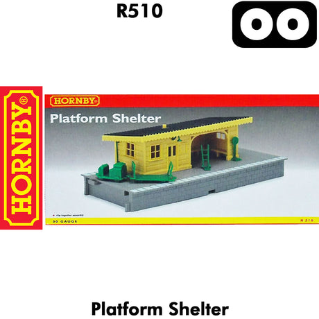 OO Gauge Platform Shelter Station Building - 1:76  | Hornby | R510