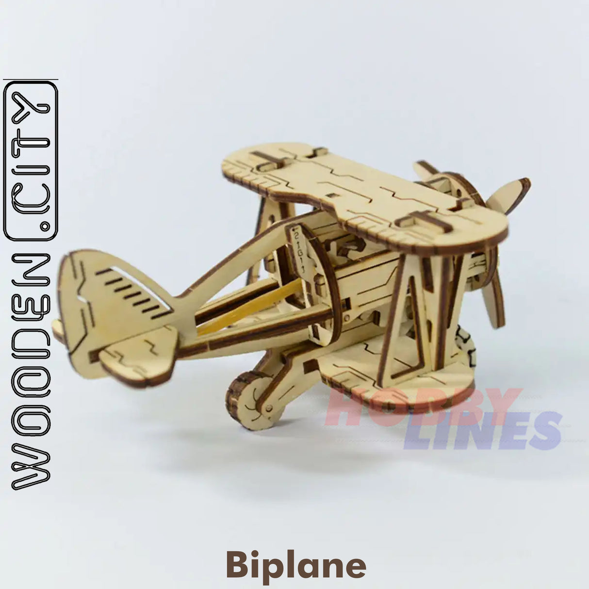 Bi-Plane -3D Puzzle | Wooden City |  WR304