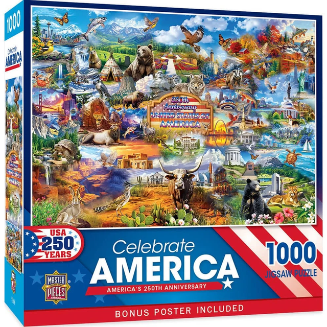 America's 250th Anniversary - 1000pc Puzzle | Masterpieces | MSP-72680