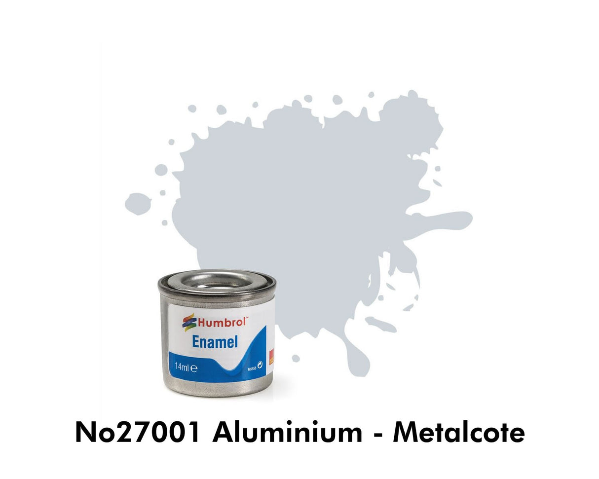Enamel Tinlets No 27001 Aluminium Metalcote