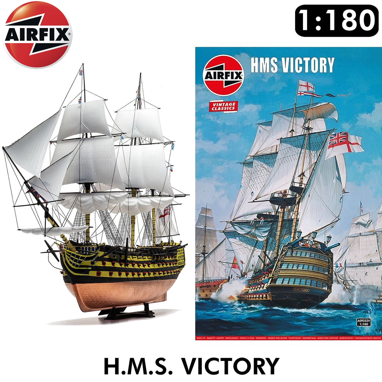 HMS Victory Vintage - Model Kit | Airfix | A09252  