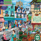 *DAMAGED BOX* - Village by the Sea - 1000pc Puzzle | eeBoo | PZT690