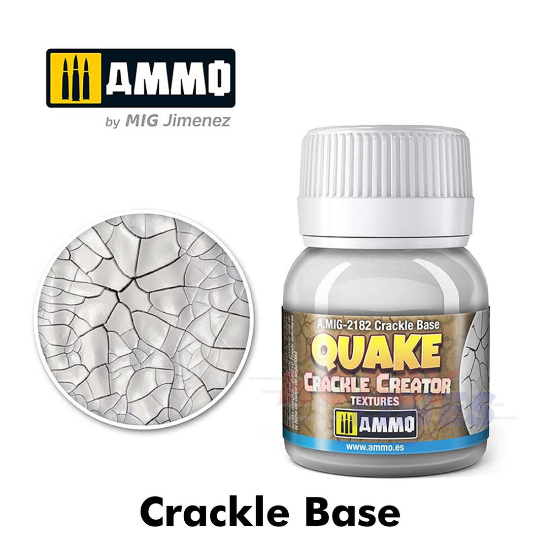 Ammo QUAKE CRACKLE CREATOR Textures 40ml Weathering Mud Full Range Mig Jimenez