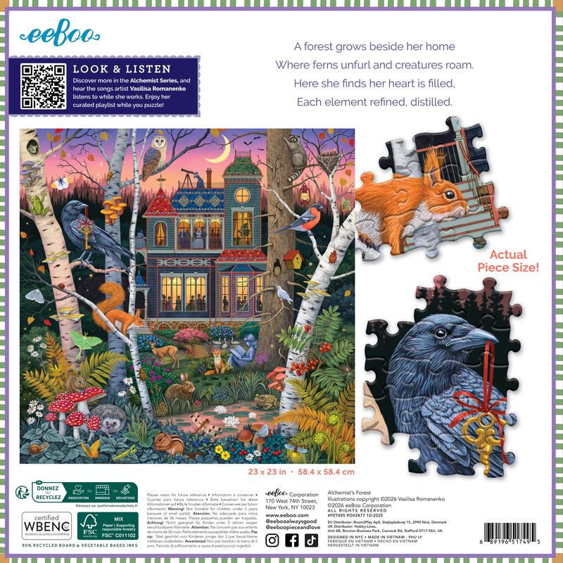Alchemist's Forest 1000pc Puzzle | eeBoo | PZT495