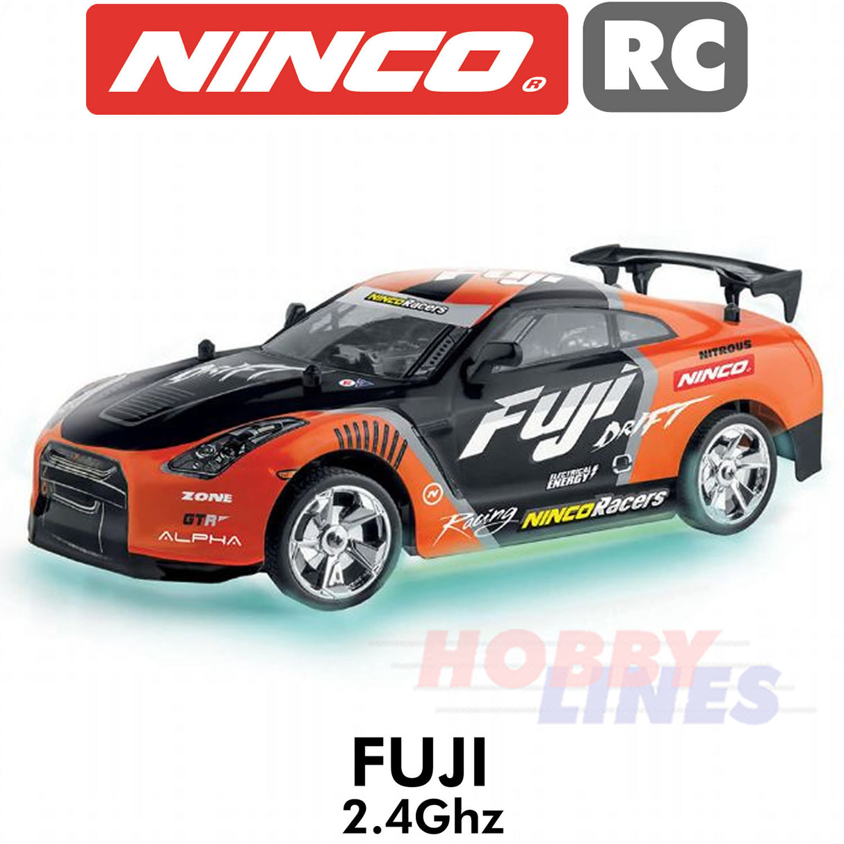 NINCO FUJI 2WD Radio Control Racer Car AA battery power R2R Ready to Run