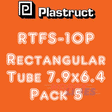 RECTANGULAR TUBES range styrene ABS plastic polystyrene RTFS PLASTRUCT