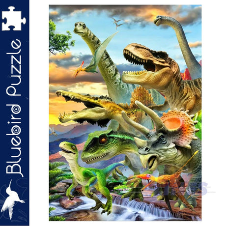 Dino Sunset - 1000pc Puzzle | Bluebird | 70287