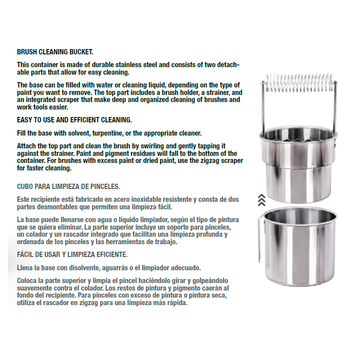 Stainless Steel - Paint Brush Cleaner | AK Interactive | AK9569