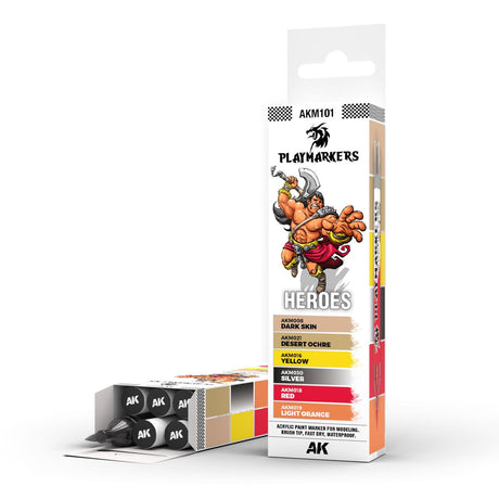 Playmarkers - Hereos - Paint Marker Set | AK Interactive | AKM101
