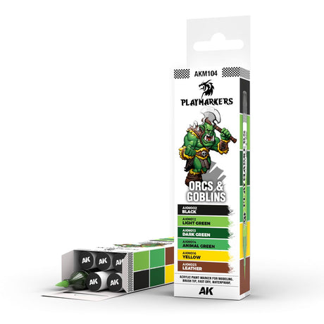 Playmarkers - Orcs and Goblins - Paint Markers Set | AK Interactive | AKM104
