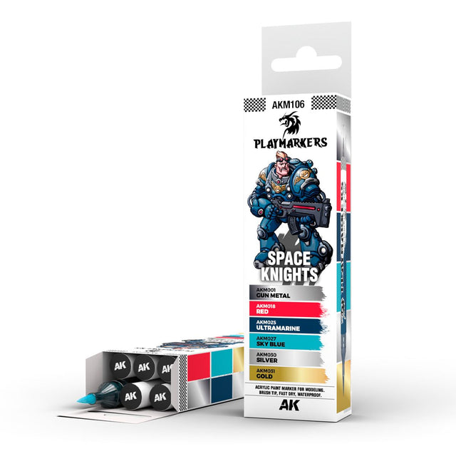 Playmarkers - Space Knights - Paint Marker Set | AK Interactive | AKM106