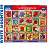 What Flowers Mean - 1000pc Puzzle | White Mountain | 1967pz