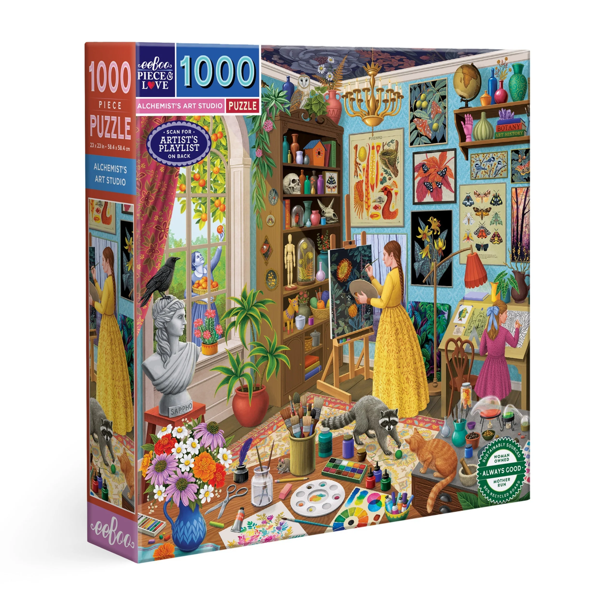Alchemist's Art Studio - 1000pc Puzzle | eeBoo | PZT904