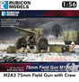M2A3 75mm Field Gun with Crew US Military | Rubicon Model | 280127