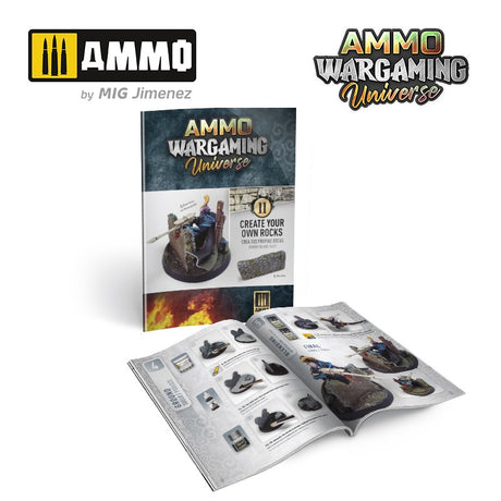 Ammo Wargaming Universe - Book 11 – Create Your Own Rocks | Ammo by Mig Jimenez | MIG6930