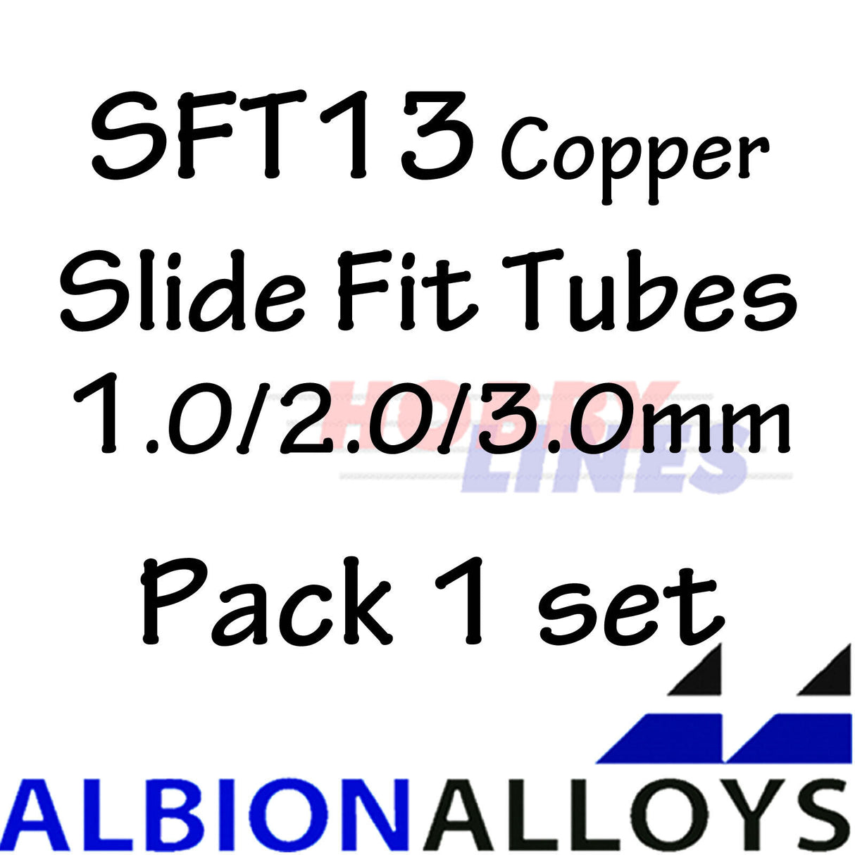 Slide Fit Tubes Selection Packs ALBION ALLOYS Precision Metal Various Sizes SFT