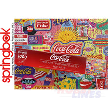 Load image into Gallery viewer, COCA-COLA POP ART 1000 piece SPRINGBOK Jigsaw Puzzle Random Cut Super Deluxe
