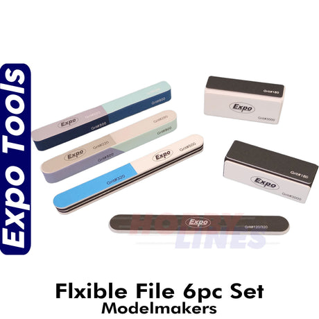 Flexible File 6pc Set - Modelmakers | Expo Tools | 70240
