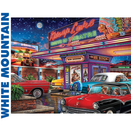 Movie Night - 1000pc Puzzle | White Mountain | 2101pz