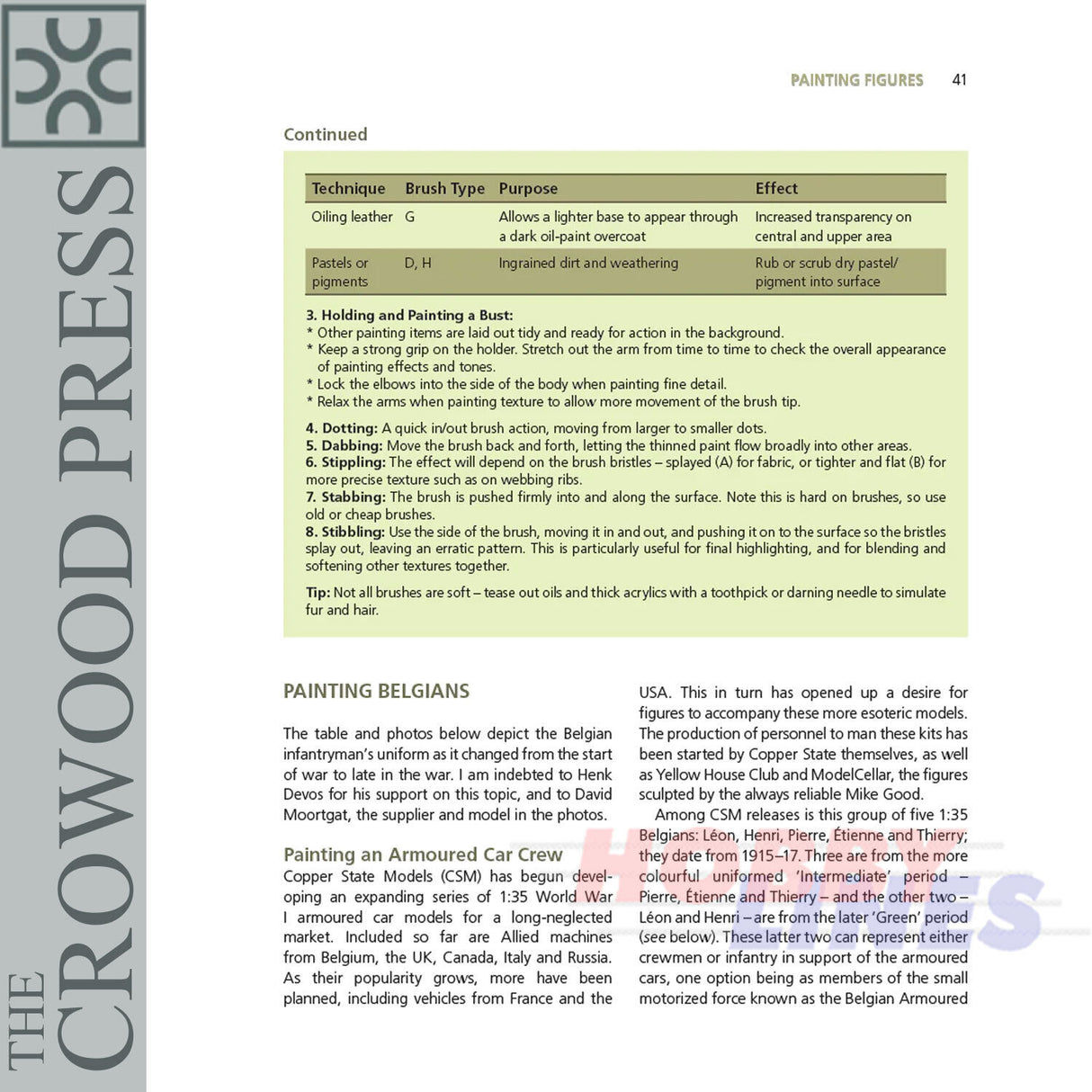 Modelling and Painting - World War 1 Allied Figures Book | The Crowood Press | 97701