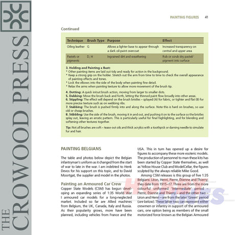 Modelling and Painting - World War 1 Allied Figures Book | The Crowood Press | 97701