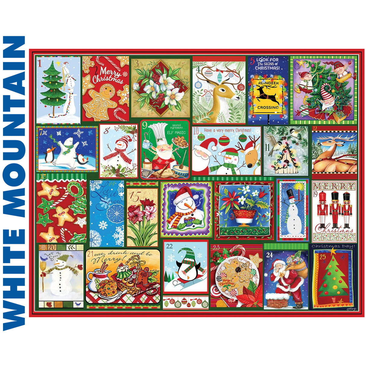 Christmas Countdown - 1000pc Puzzle | White Mountain | 1899pz