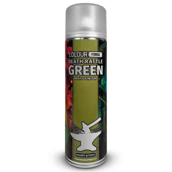 Death Rattle Green - 500ml Spray Primer | Colour Forge |  TCFSPR028