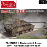 PANTHER II Rheinmetall turret 1:35 kit Amusing Hobby 35A040