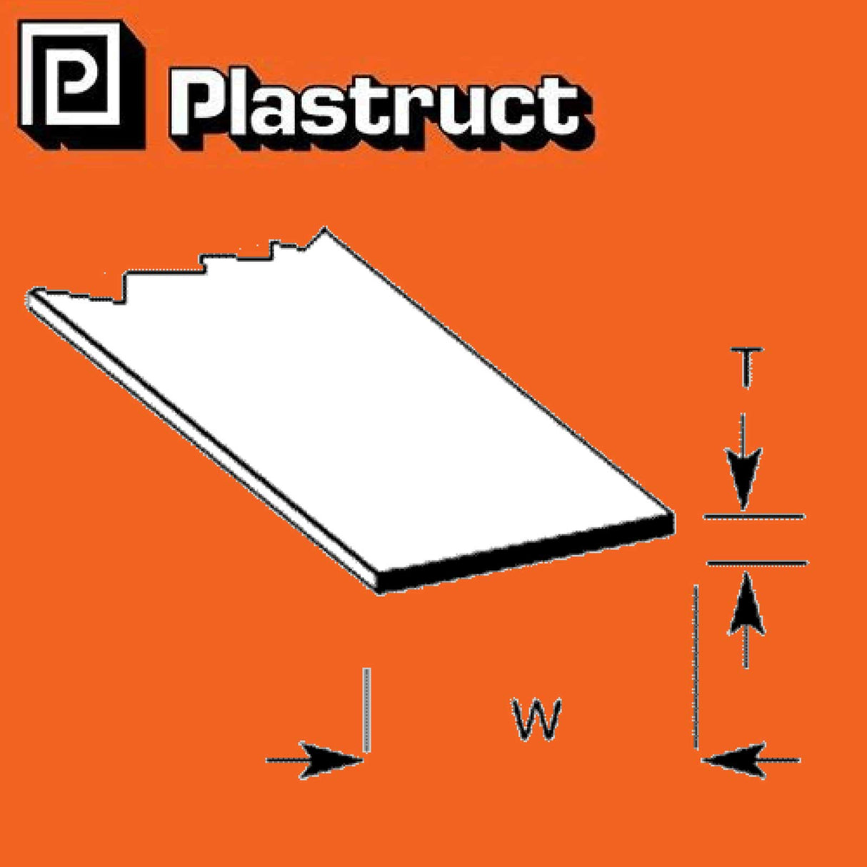 STYRENE STRIP Range polystyrene ABS rectangular plastic strips STS PLASTRUCT