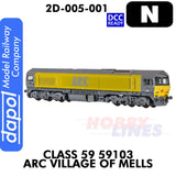 Class 59 Village Of Mells 59103 ARC - DCC Ready | Dapol | 2D-005-001