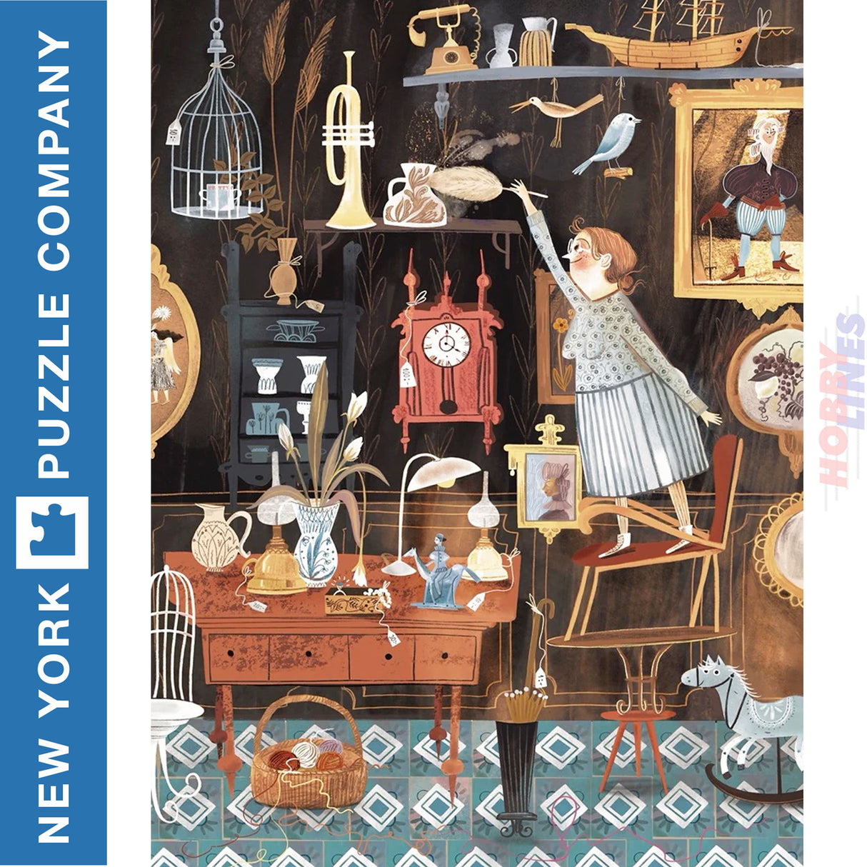 VINTAGE SHOP New York Puzzle Company 1000pc Jigsaw 