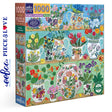 Floral Cupboard 1000pc Puzzle | eeBoo |  PZT719