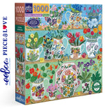 Floral Cupboard 1000pc Puzzle | eeBoo |  PZT719