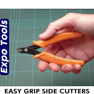 EASY GRIP 5" SIDE CUTTER captive spring pliers Expo Tools 75550