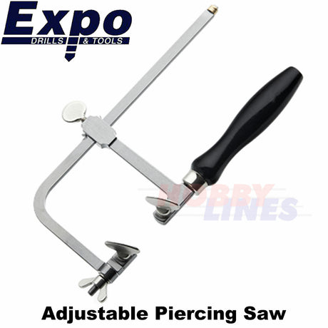 PIERCING SAW Budget Adjustable use Piercing/Fret saw blades Expo Tools 76011