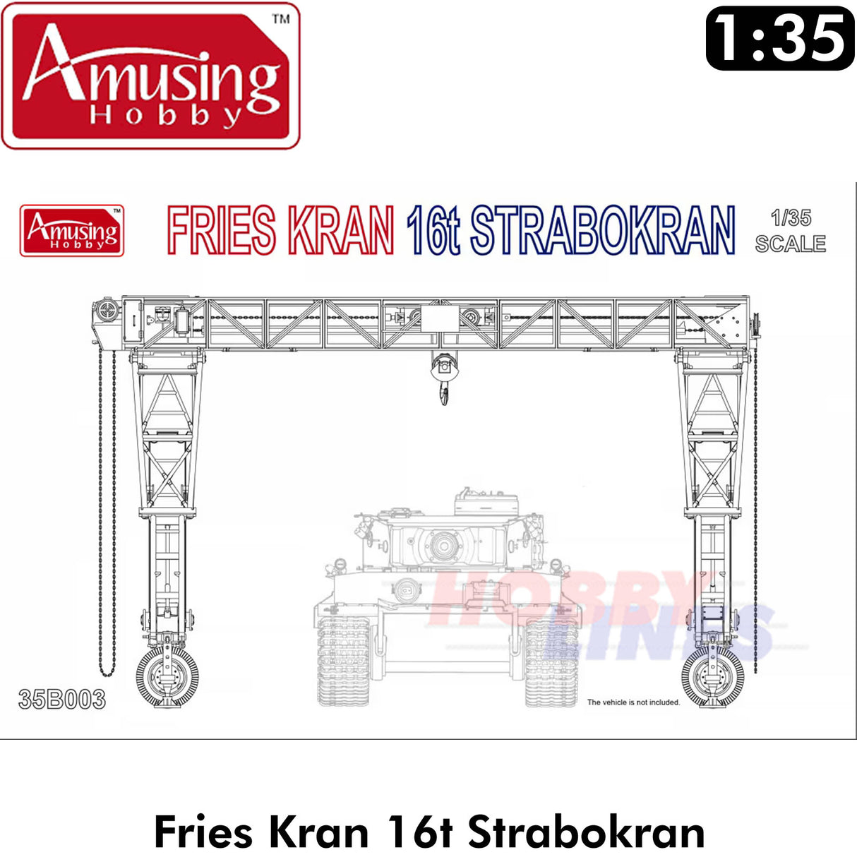 FRIES KRAN 16t STRABOKRAN Crane 1:35 Model Kit AMUSING HOBBY