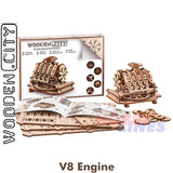 V8 Engine - 3D Puzzle | Wooden City | WR316