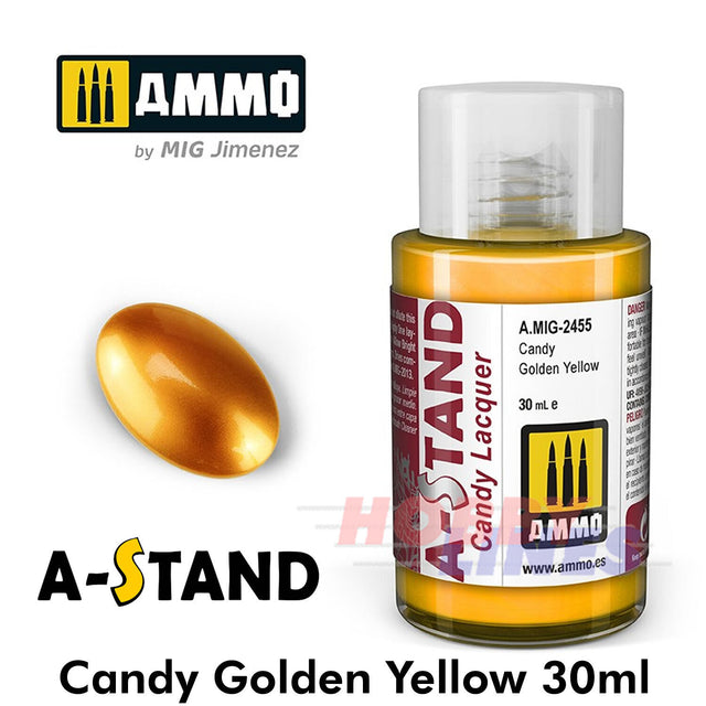 A-Stand - Candy Golden Yellow - 30ml Bottle | Ammo by Mig Jimenez | MIG2455