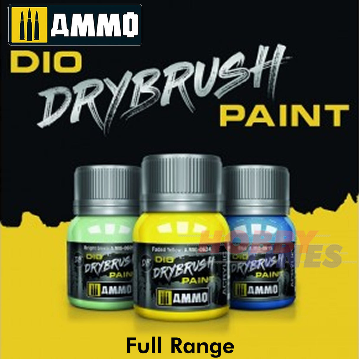 Ammo DIO DRYBRUSH PAINT 40ml Full Range Colours Acrylic Mig Jimenez