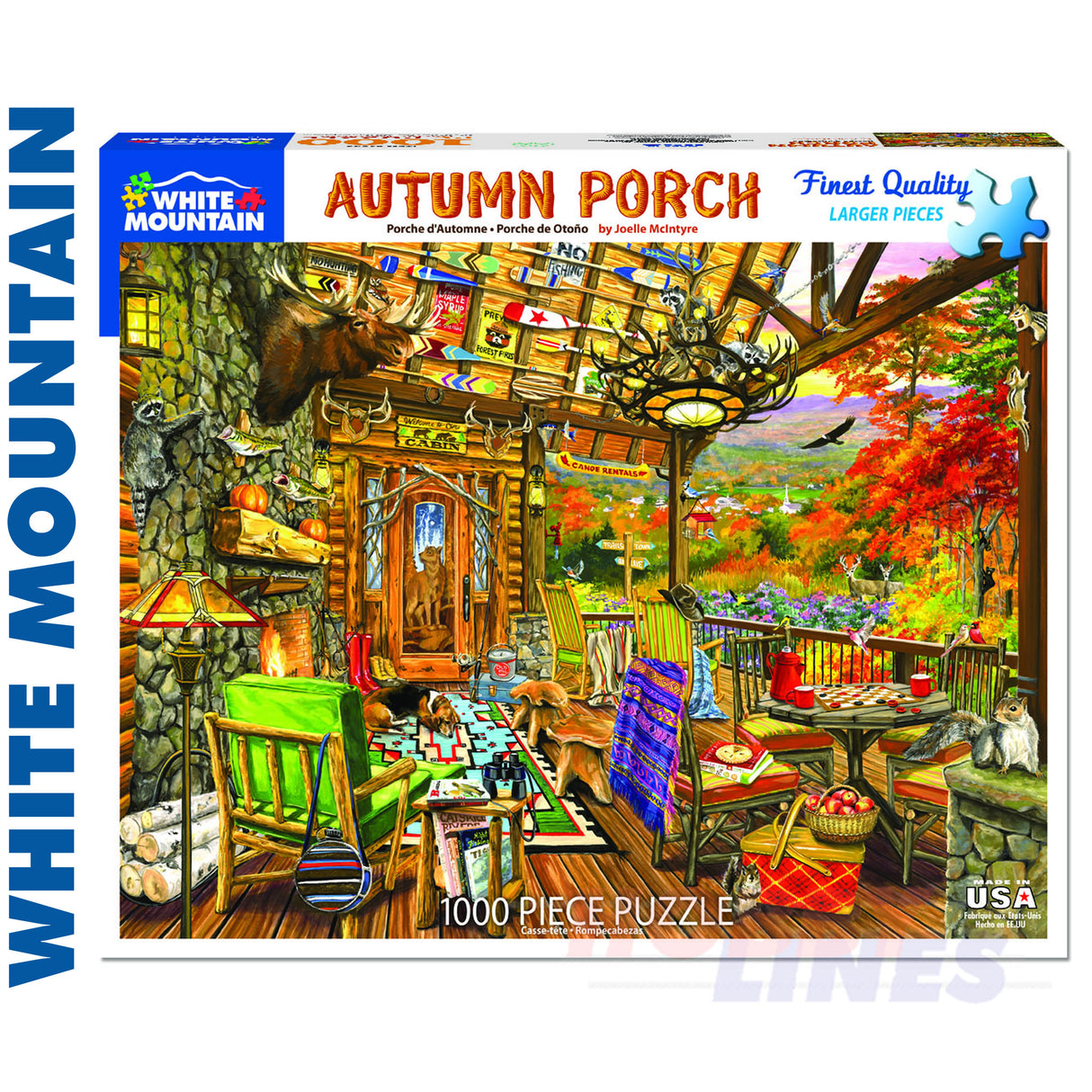 Autumn Porch 1000 Piece Jigsaw Puzzle 1673