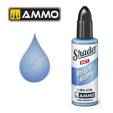 Shader - Matt - Marine Blue | Ammo by Mig Jimenez | MIG0748