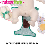 Nappy Accessory Set - Doll accessories | Rubens Barn | 30-1221-00